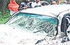 Driver of car injured in collision with KSRTC bus